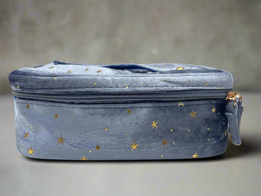 Chic Celestia Velvet Cosmetic Hand Bag
