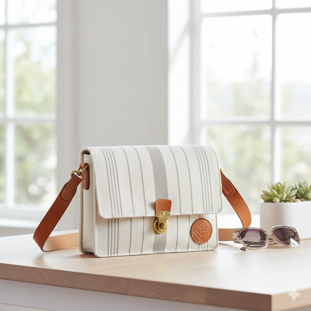 Chic Canvas Crossbody Bag